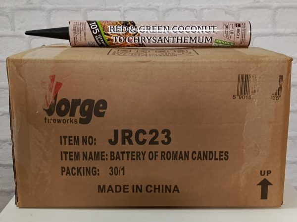 1 carton JRC23 (30 candles x 105 shots)