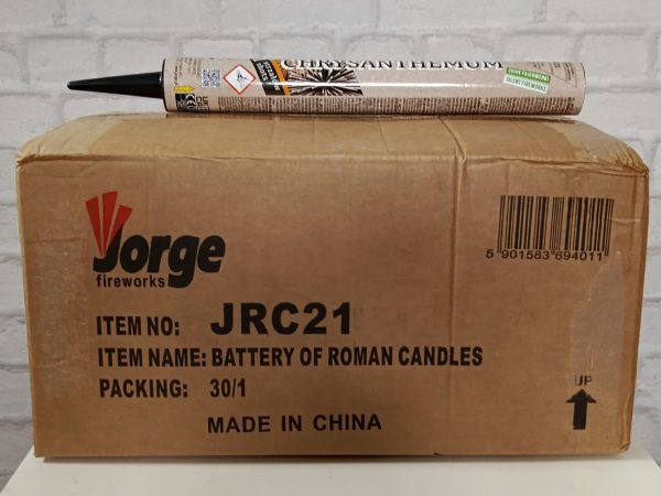 1 carton JRC21 (30 candles x 161 shots)